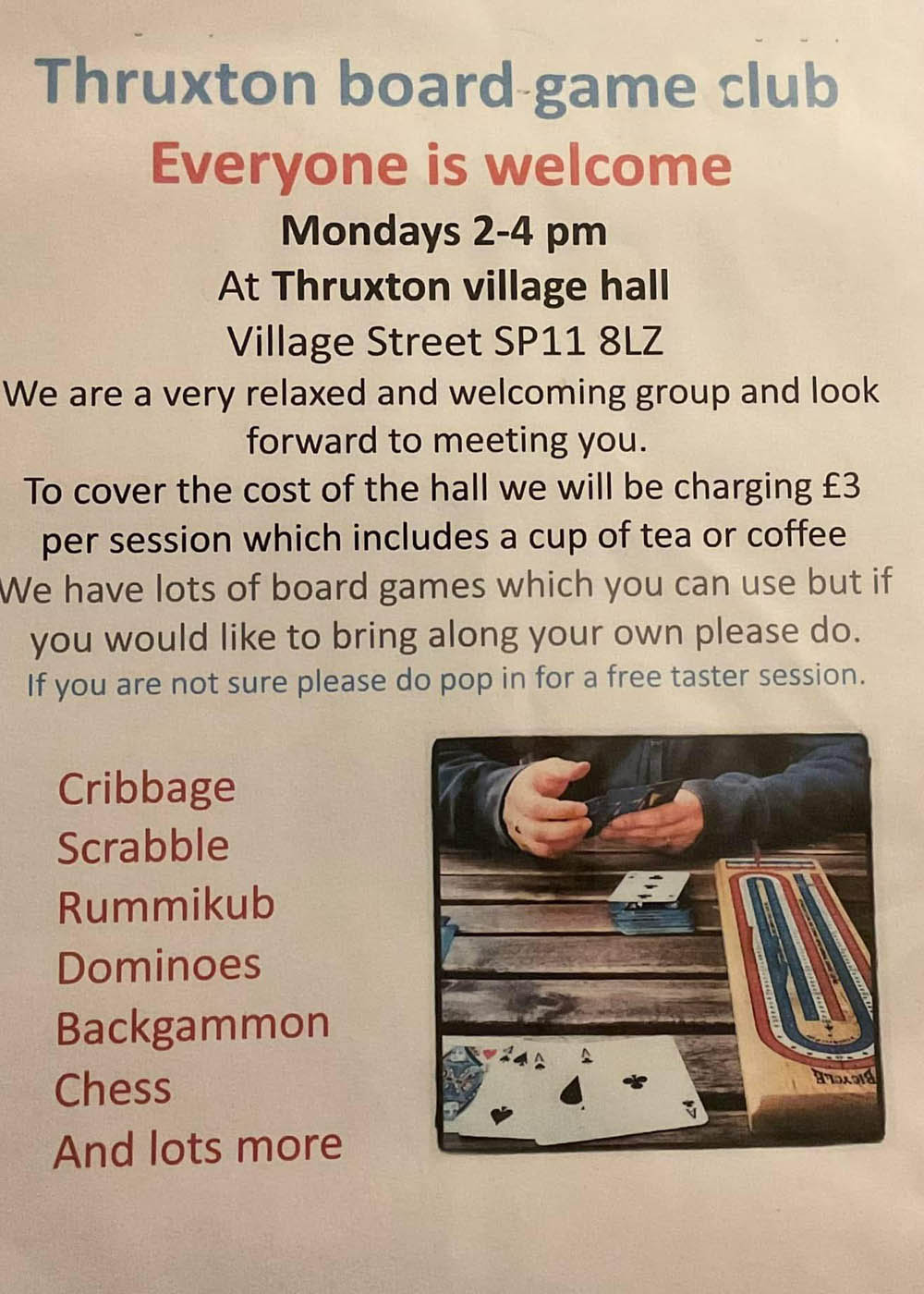 Thruxton Memorial Hall in Hampshire